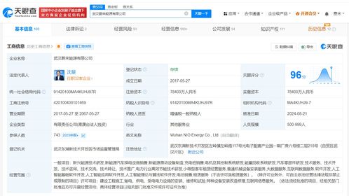 武漢蔚來能源公司戰(zhàn)略升級(jí) 新增AI軟件與互聯(lián)網(wǎng)信息服務(wù)，布局智慧能源新賽道